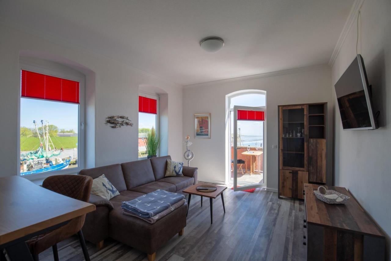 Heimathafen Ueber Hafen-Pub Appartement Pellworm Buitenkant foto