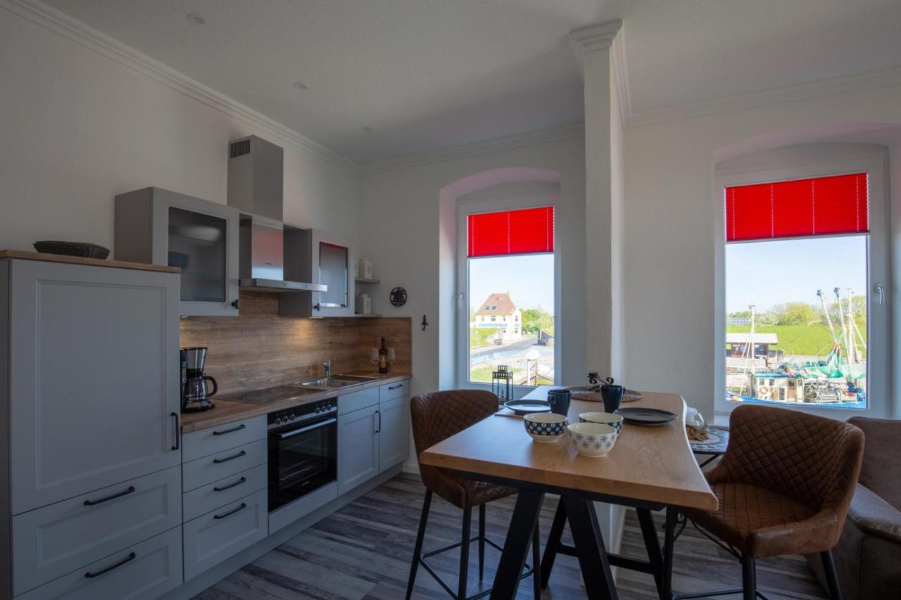 Heimathafen Ueber Hafen-Pub Appartement Pellworm Buitenkant foto