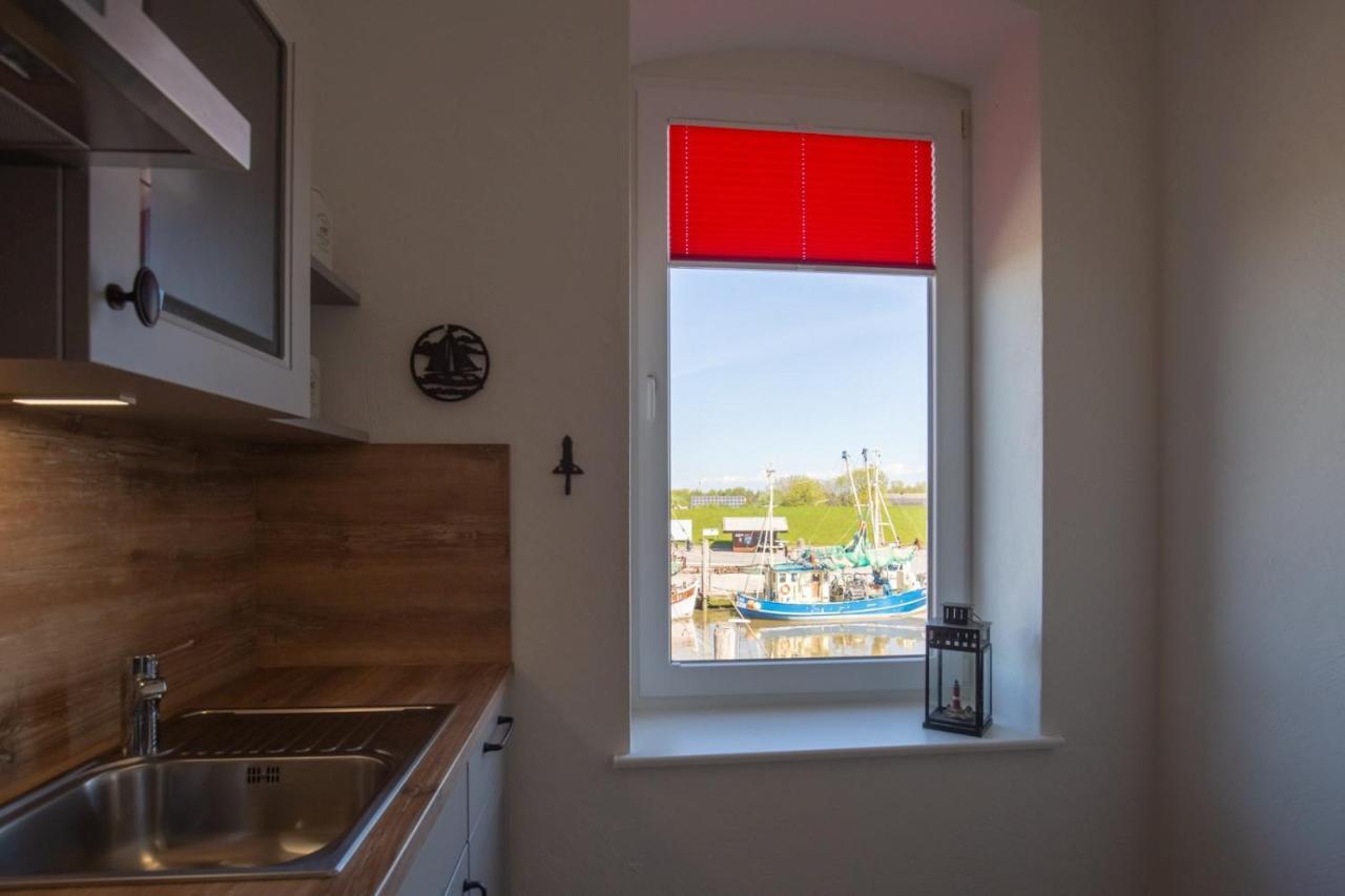 Heimathafen Ueber Hafen-Pub Appartement Pellworm Buitenkant foto